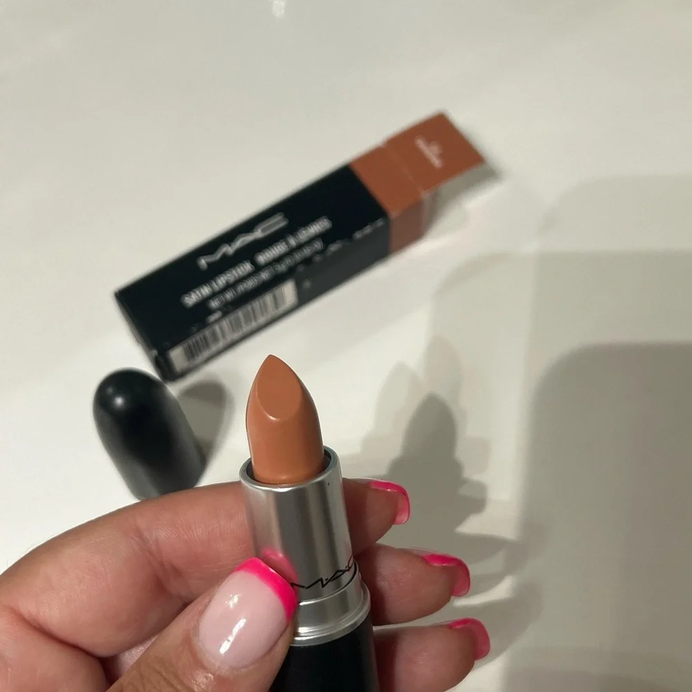 MAC Cosmetics Satin Lipstick — Warm Nude Brown Shade